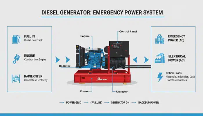 دیزل ژنراتور چیست و چگونه کار میکند