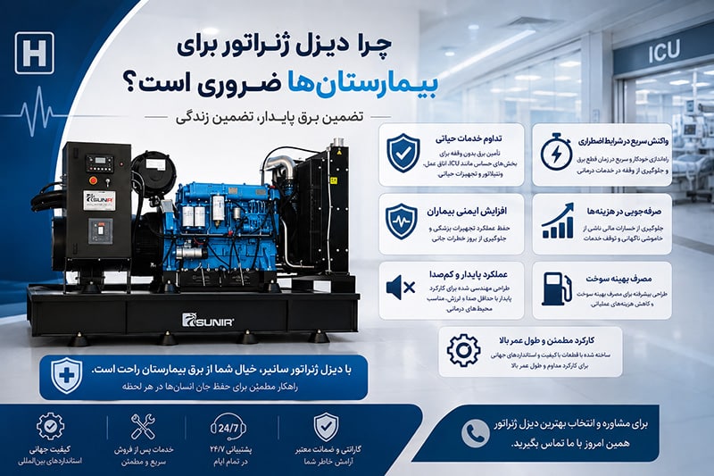دیزل ژنراتور بیمارستان