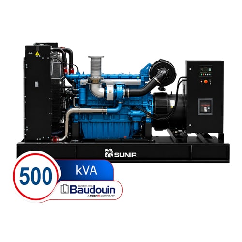 دیزل ژنراتور بادوین 500 کاوا مدل 6M21G500/5